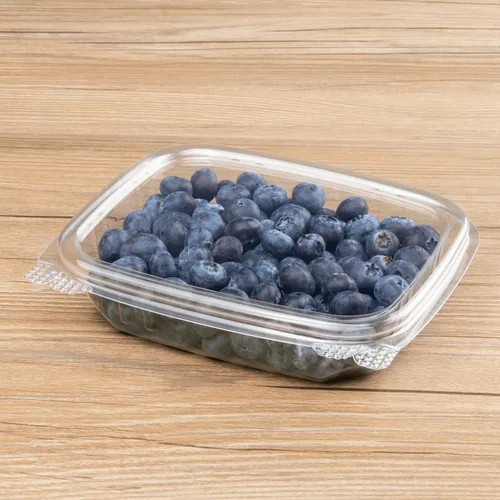 Vista 3 de Karat Recipientes pequeños con tapa de 8 onzas – 200 unidades para bayas, frutas, frutos secos y preparación de comidas caseras, recipientes