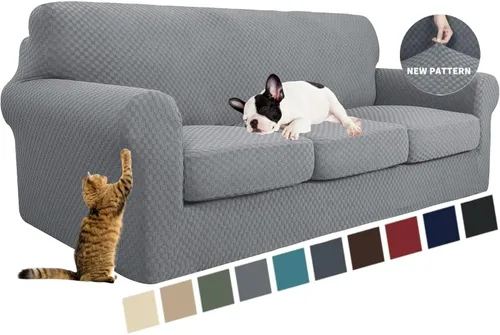 Vista 23 de YEMYHOM - Fundas elásticas para cojín individual, protector de sofá, silla, asiento, funda deslizante, funda suave de sofá, reemplazo, grande, a