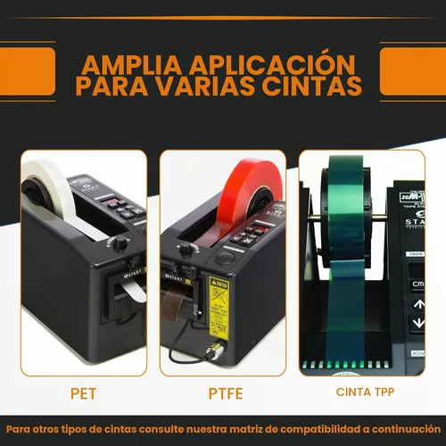 Vista 6 de ZCM1000 (M1000) Despachador de cinta adhesiva electrónico. Para cinta de 2 pulgadas como máximo, corte de cinta máximo de 39 pulgadas.
