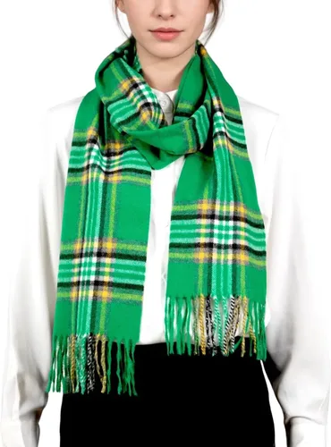Vista 94 de Bufanda de invierno Achillea suave y cálida, de tartán, a cuadros, de cachemira, unisex