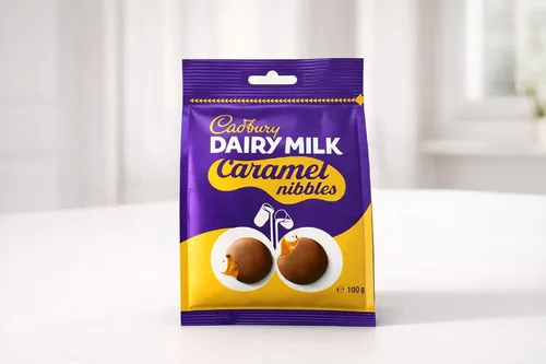 Vista 5 de Cadbury Bocadillos de caramelo de leche láctea, 3.53 oz, paquete de 6