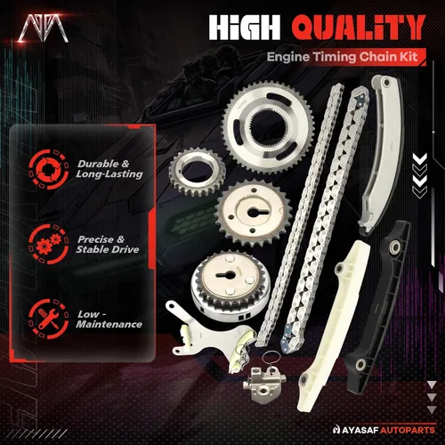 Vista 5 de Kit de cadena de distribución del motor para Dodge Dakota (Durango) 2004-07/Nitro 2007/Ram 1500 2005-07, para Jeep Commander 2006-10/Grand Cherokee