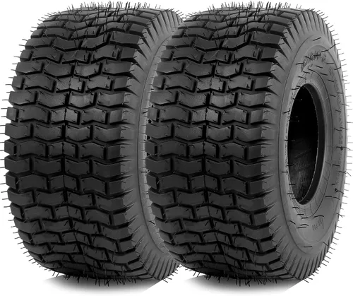 Vista 11 de AR-PRO (2-Pack) Neumáticos para cortacésped de 13X6.50-6, neumático de repuesto de 13X6.5-6 para tractor de césped, neumático para cortacésped sin