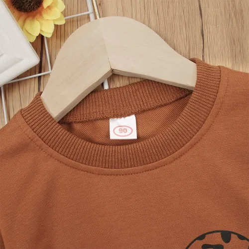 Vista 4 de Ropa de otoño con estampado de leopardo y manga larga, cuello redondo, sudadera y pantalones, ropa casual de invierno