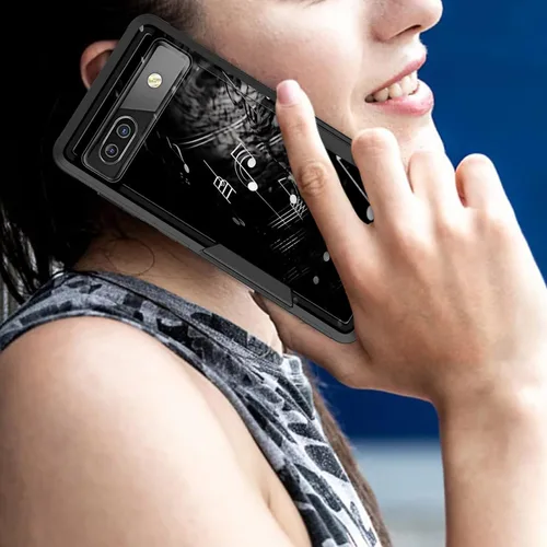 Vista 42 de Funda para Pixel 6A, funda protectora híbrida de doble capa resistente a prueba de golpes de policarbonato duro de silicona suave TPU para Google