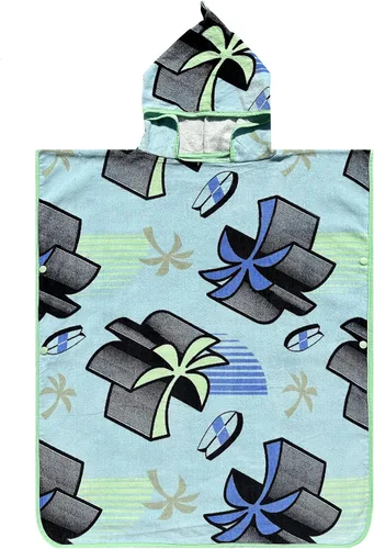 Vista 13 de BANGSAUR Toalla con capucha para niños, para el baño, la playa, toallas de algodón suave, absorbente, para piscina, con capucha, poncho para bebé