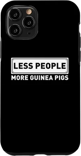 Vista 10 de iPhone 15 Less People More Guinea Pigs for Women Funny Saying Case