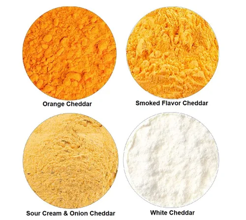 Vista 5 de Oasis Supply, Polvo de queso cheddar, muestreador de 4 onzas de cada cuatro sabores - 16 onzas en total