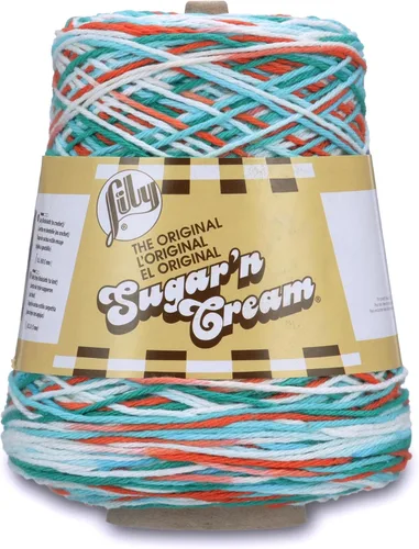 Vista 21 de Hilados Lily Sugar and Cream, Algodón, Blanco, Paquete de 10