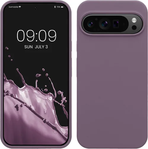 Vista 365 de kwmobile Funda Compatible con Google Pixel 6 Pro - Funda de Teléfono de Silicona TPU con Acabado Suave - Azul Caribe