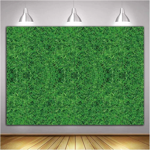 Vista 3 de Fondos de fotografía de césped verde natural, primavera, realista, césped, fotografía, fondos para recién nacidos, baby shower, boda, fiesta