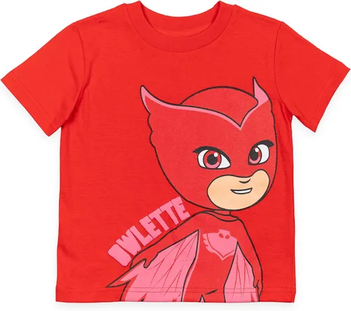 Vista 3 de PJ Masks Gekko Catboy Owlette Paquete de 3 camisetas gráficas