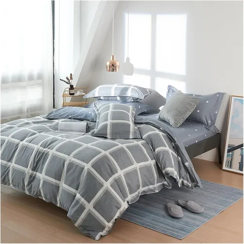 Vista 2 de ADovz 2/3pcs Duvet Cover Bedding Set,Compatible with Queen Size Double Bed Comforter Quilt Cover Microfiber Bedding Linen Sheets Sets,Bed Sheets
