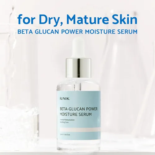 Vista 2 de IUNIK Beta Glucano Crema de Humedad Diaria Beta-Glucano Power Suero Hidratación Intensa Hidratación Intensa Barrera Piel Fortificante Ultra Intensa