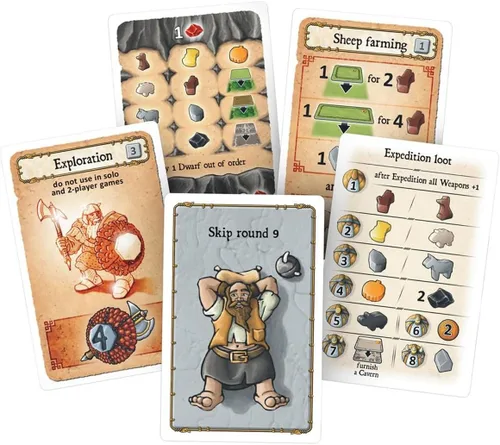 Vista 5 de Lookout Caverna The Cave Farmers Frantic Fiends - Expansión del juego de mesa Juego de estrategia de agricultura cooperativa para adultos y niños
