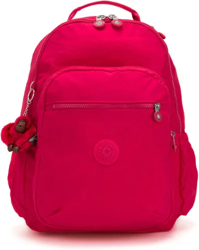 Vista 64 de Mochila Kipling Seoul extra grande para laptop de 17", Grande True Blue Tonal 2