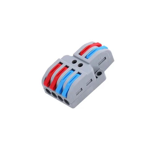 Vista 34 de Nineleaf Conectores de cable de palanca, conectores compactos de empalme de alambre en línea, terminales eléctricos modulares reutilizables 1 en 1