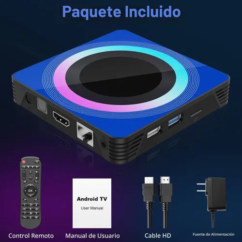 Vista 8 de 2026 Android 13.0 TV Box, 4GB RAM 32GB ROM con RK3528 de doble banda Wifi6