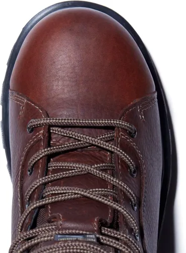 Vista 4 de Timberland PRO Rigmaster, botas de trabajo para mujer, marrón, puntera de aleación, EH, PR, WP, 6 pulgadas