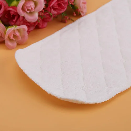 Vista 7 de Insertos de pañales de tela de algodón de 3 capas reutilizables para niños pequeños, paquete de 10, almohadillas suaves y transpirables absorbentes