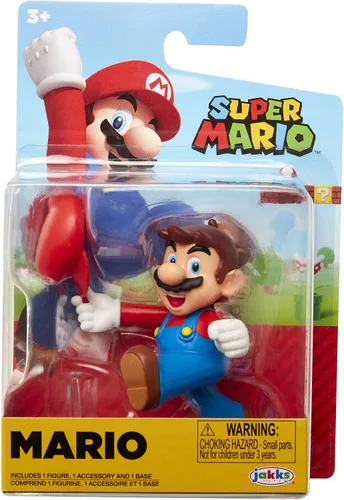 Vista 7 de Super Mario Figura de acción de 2.5 pulgadas, sombrero de inclinación de Mario juguete coleccionable