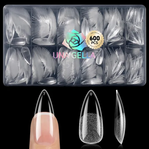 Vista 22 de UNA GELLA Pegamento de uñas de gel 6 en 1 para puntas de uñas transparentes