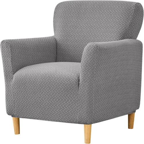 Vista 62 de HAOYONG - Funda elástica de terciopelo para silla de banquete, fundas para sillas de 1 pieza, fundas para sillones de sofá, funda suave para sillón