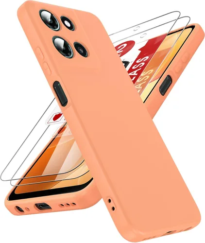 Vista 168 de LeYi Funda para Motorola Moto G Play 4G 2024: Funda para Moto G Play 4G 2024 con funda delgada y antiarañazos, silicona líquida a prueba de golpes
