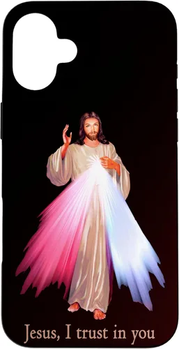 Vista 23 de Funda para iPhone 13 Pro Max Jesús con la que confío en ti Divina Misericordia Misericordiosa Jesús
