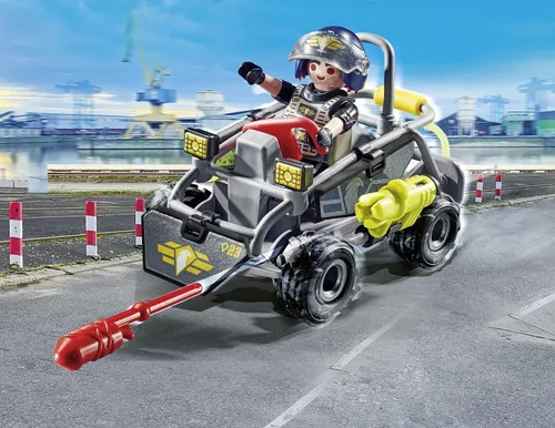 Vista 3 de Playmobil Tactical Police All Terrain Quad