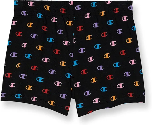 Vista 2 de Champion Girls' Cotton, Lightweight Gym Shorts, 3" Inseam