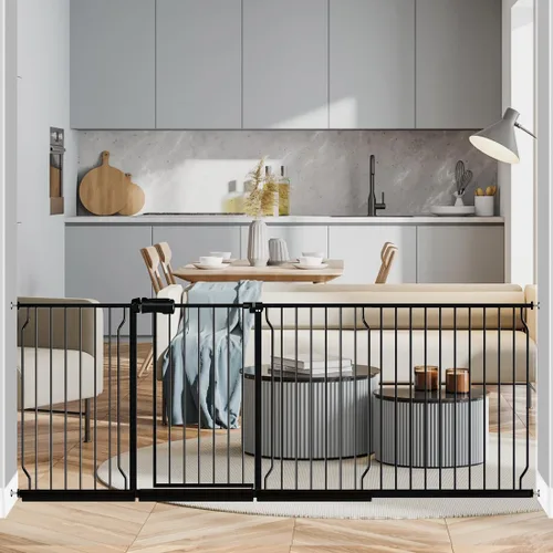 Vista 15 de Fairy Baby Puerta de seguridad para bebés Extensión de 12 cm para puerta de seguridad para bebés con cierre automático Puerta de seguridad