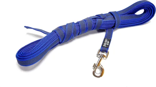 Vista 125 de Julius-K9 218GM-B-DP Correa de color y gris superagarre, ajustable, 0.551 in x 7.2 ft, azul-gris