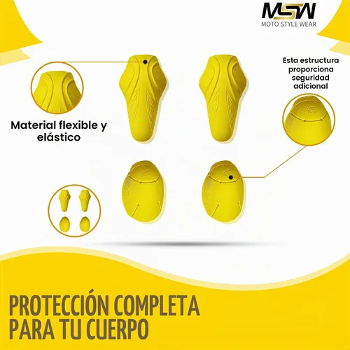 Vista 8 de Juego de 4 almohadillas de armadura con certificación CE Nivel 2 para codo y hombro, nivel 2 aprobado para hombre y protector de codos