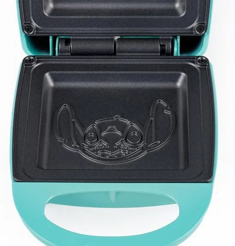 Vista 8 de Uncanny Brands Disney Lilo and Stitch Sandwichera Individual - Pequeño Electrodoméstico de Cocina