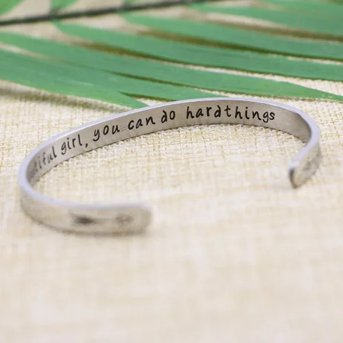 Vista 3 de MEMGIFT - Pulsera inspiradora para mujer joyería inspiradora regalo para su cumpleaños