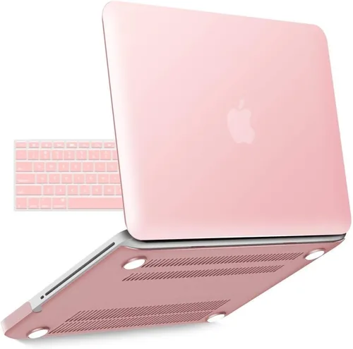Vista 10 de IBENZER Compatible con MacBook Pro de 13 pulgadas A1278 Release 2012-2008, carcasa rígida de plástico con cubierta de teclado para Apple versión