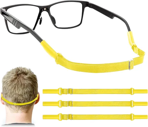 Vista 8 de Enenfly Adjustable Glasses Straps - 3 Pack No Tail Eyewear Retainer for Men, Women, Kids – Fits Eyeglasses & Sunglasses