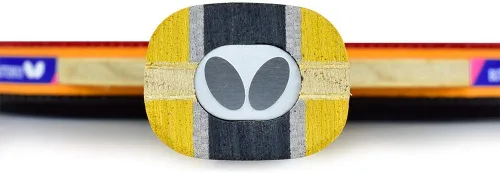 Vista 5 de Butterfly 603 Shakehand, raqueta de ping pong con funda