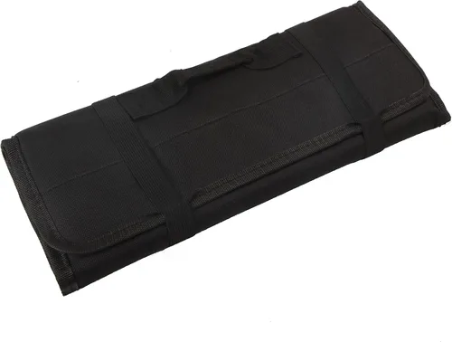 Vista 6 de Bolsa organizadora de herramientas enrollable de lona para llaves y 1PC Negro