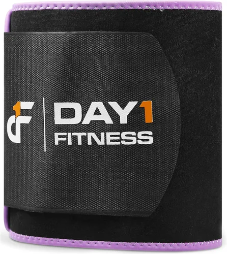Vista 7 de Day 1 Fitness - Cinturón reductor de cintura duradero para pérdida de peso, entrenamiento abdominal, 5 opciones de tamaño, pequeño a XXL, unisex
