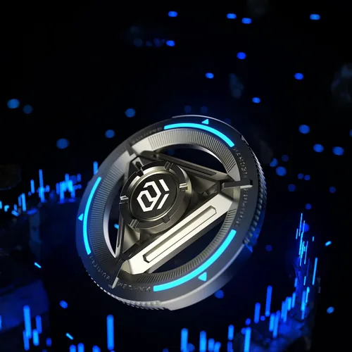 Vista 9 de Spinner de metal para niños y adultos, alta velocidad y silencio con luz brillante, spinner de dedos genial, anti-ansiedad y liberación de estrés