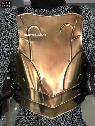 Vista 6 de NauticalMart LARP Medieval Steel Armor Full Cuirass (Breastplate and Back Plate)