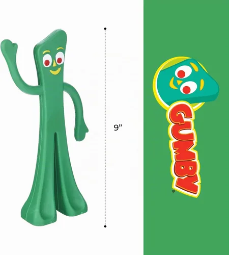 Vista 4 de Multipet Gumby - Juguete de goma para perros de 9 pulgadas