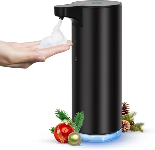 Vista 8 de LAOPAO Dispensador automático de jabón espumoso: dispensador de jabón recargable sin contacto dispensador de jabón de espuma de acero inoxidable