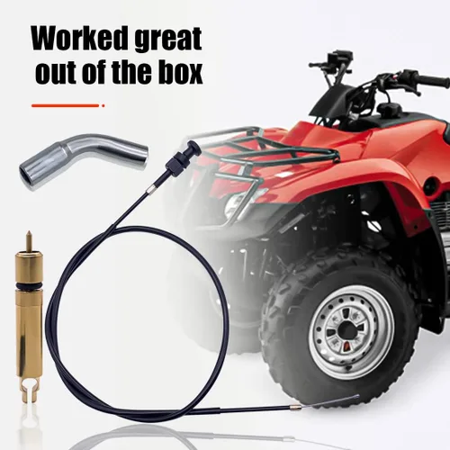 Vista 7 de Kit de émbolo de cable de estrangulador y válvula de arranque compatible con Honda TRX450 Foreman 450 es 1998 1999 2000 2001 2002 20032004
