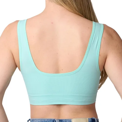 Vista 11 de Coobie Brasier sin costuras de cobertura completa para mujer con acolchado extraíble para mayor comodidad