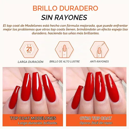 Vista 7 de modelones Juego de 3 bases y capa superior de gel mate de 0.5 fl oz