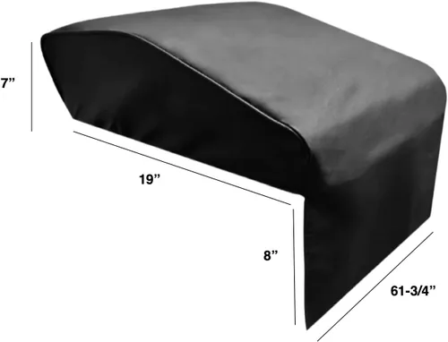 Vista 2 de Windproof Covers Cubierta de vinilo resistente de 61 pulgadas para parrilla integrada Le Griddle