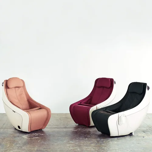 Vista 5 de Synca Wellness CirC - Silla de masaje de alta calidad, calentada, ergonómica, de cuerpo completo, tejido profundo, Shiatsu y control remoto Beige